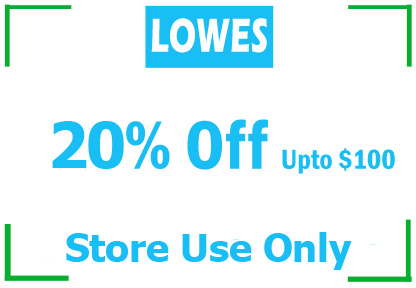 Lowes 20% store coupon